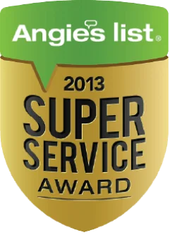 Angie's List 2013 Super Service Award.