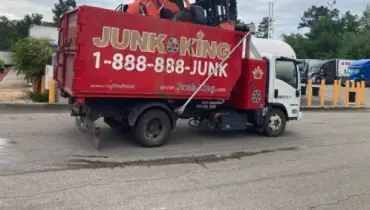 A Red Junk King Truck