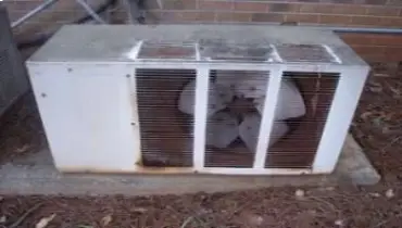 Air conditioner disposal.