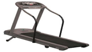 Old treadmill machine.