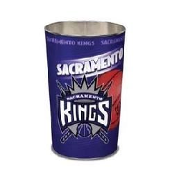 Wastebasket with team logo.