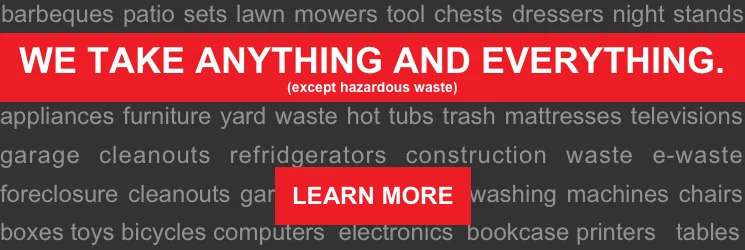 Learn More About Items We Take